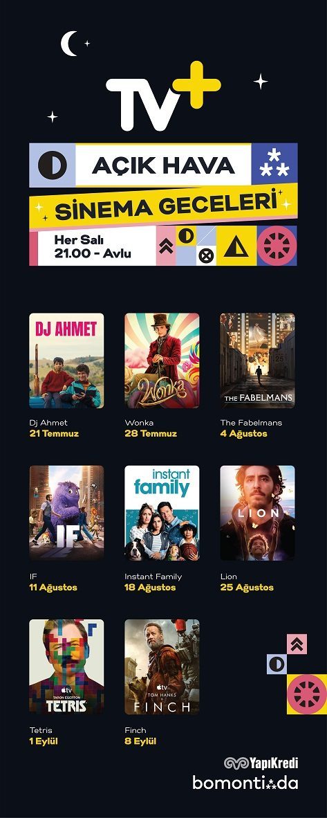TV+ ile 'Açık Hava Sinema Geceleri' başlıyor
