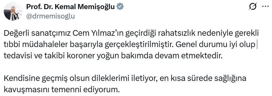 Çanakkale’de rahatsızlanan Cem Yılmaz anjiyoya alındı (2)